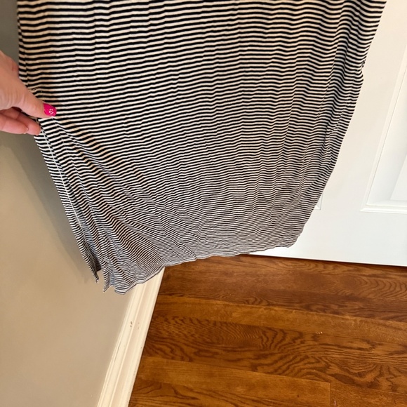 New! Rag & Bone Michal Midi Muscle Dress Navy Stripe 45274 - Picture 7 of 12